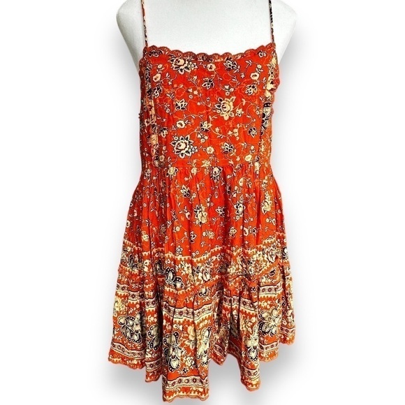 Urban outfitters sundress medium keyhole back summer beach boho costalcowgirl   - Picture 3 of 5